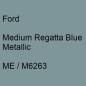 Preview: Ford, Medium Regatta Blue Metallic, ME / M6263.